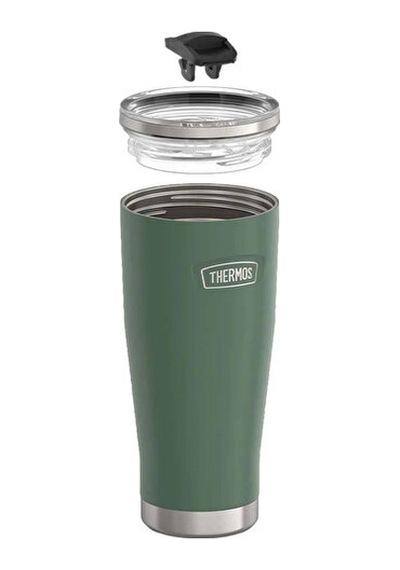 Thermos Icon Is115 0,53l Slıde Lock Mug Alpıne Green W/straw Klasik Termos Is115-022998 Yeşil Yeşil