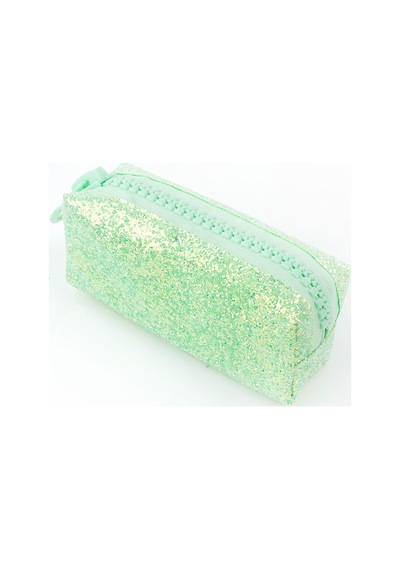 Unicus Big Zip Swarovski Taşlı Pastel Neon Kalem Kutu Uncs-955 Çok Renkli