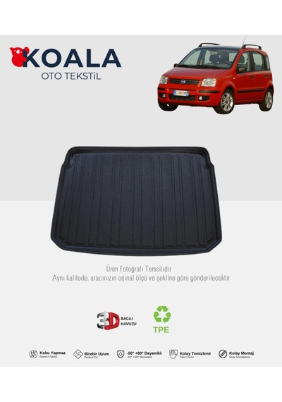 Fiat Panda 2004-2009 3d Bagaj Havuzu
