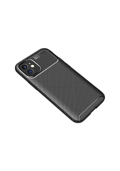 Apple Uyumlu iPhone 12 Mini Kılıf Karbon Silikon Case