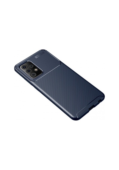 Galaxy A52 Kılıf Auto Focus Karbon Kapak - Lacivert