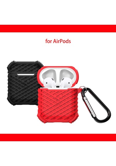 Apple AirPods Uyumlu Kılıf Zore Airbag 02 Silikon Gri