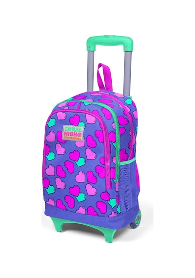 Coral High  23359 Kalp Çekçekli Okul Çantası