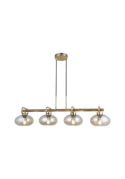 Mudo Home Leıa 4lü Sıralı Avize 94x19x131 Cm Altın