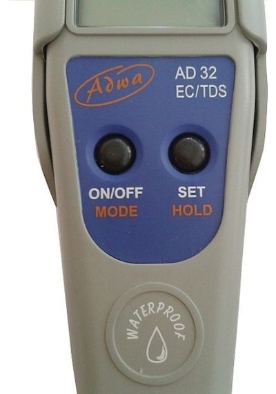 Adwa Ad32 Su Geçirmez Ec/tds Ve Sıcaklık Ölçer Hassas Ölçüm Mesafesi 0-20 Ms/cm
