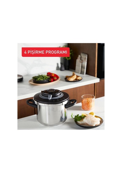 Tefal Tefal Clipso+ Chef Düdüklü Tencere - 6 Litre Çok Renkli