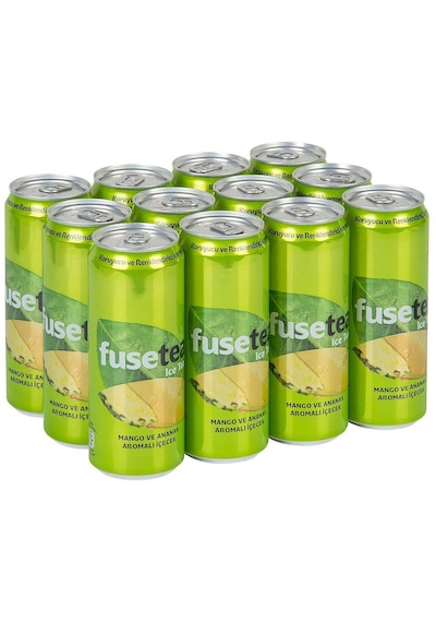 Fuse Tea Mango Ve Ananas Aromalı Soğuk Çay 330 Ml X 12 Adet