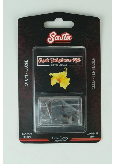 Sasta Çiçek Yetiştirme Kiti - Ezan Çiçeği