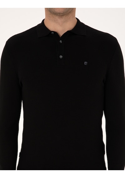 Pierre Cardin Erkek Siyah Kazak /triko 50314189-vr046 Siyah