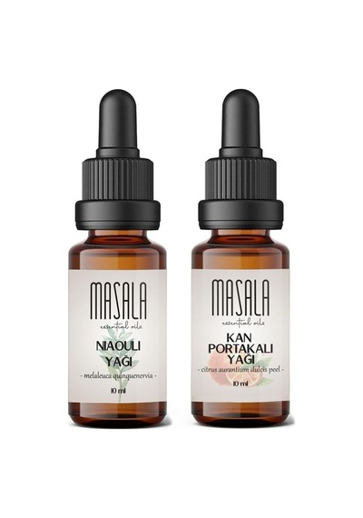 Saf Kan Portakalı Yağı - Niaouli Yağı 10 Ml. X 2 Adet Diğer