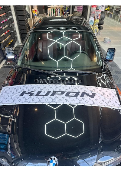 Lv Desen Beyaz Kupon Torpido Havlu 1 Adet