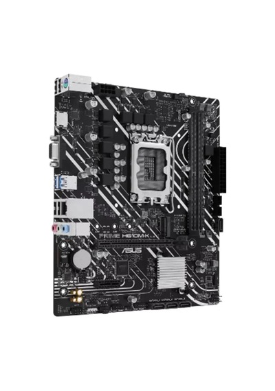 Asus Prıme H610m-k Ddr5 5600mhz 1xvga 1xhdmı 1xm.2 Usb 3.2 Matx 1700p 12. / 13. Ve 14. Nesil İşlemc