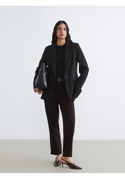 Lcw Modest Siyah Kadın Blazer Ceket