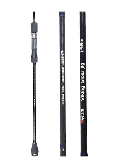 Ryuji Viking Fuji Ca 198cm Max 330gr Aksiyonlu 2 Parça Tetikli Slow Jig Olta Kamışı
