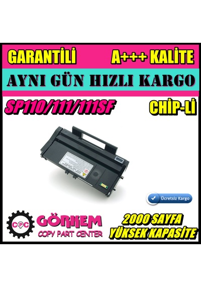 Ricoh Sp110 / Sp111 / Sp111Sf Uyumlu Toner