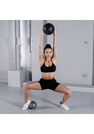 Trnr 2'li Pilates Topu Seti 15 Ve 20 Cm Latex Içermez, Kaymaz Yüzeyli, Taşınabilir Siyah