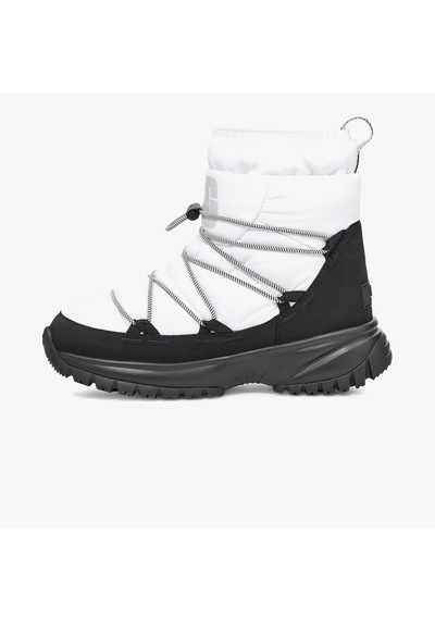 Ugg Yose Puffer Mid Kadın Beyaz Bot Düz 1131978 Beyaz