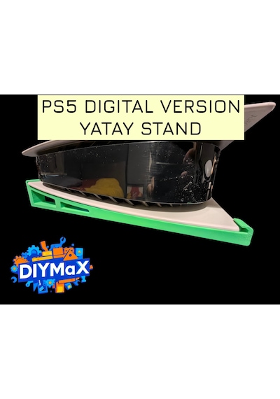 Playstation 5 Yatay Stand Logo Detaylı, Kaymaz Ve Dengeli Konsol Altlığı 1 Adet