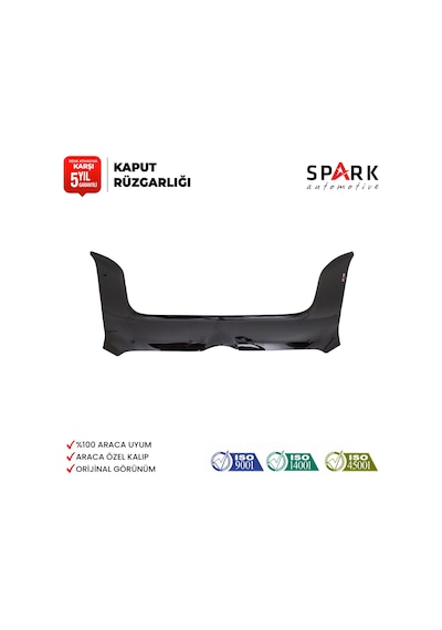Fiat Doblo 2010-2015 Yıl Aralığı Uyumlu Kaput Rüzgarlığı 3mm
