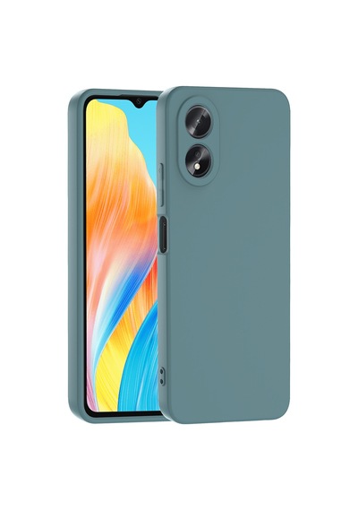 Zore Oppo A38 Uyumlu Nvth Mara Lansman Kapak-koyu Yeşil