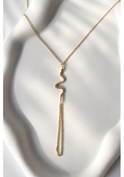 Yılan Model Gold Çelik Şahmeran Altın