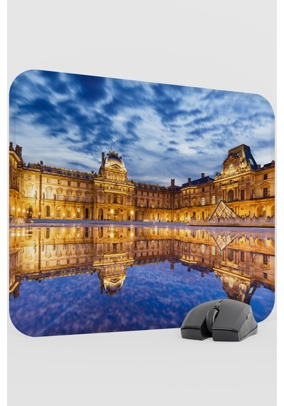 Louvre Müzesi Fransa V4 48x40 Xl Gaming Kauçuk Kaymaz Taban Mouse Pad Fare Altlığı