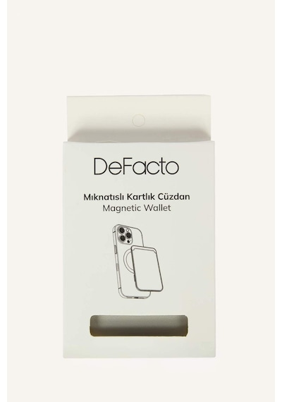 Defacto Magsafe Unisex Suni Deri Gri Kartlık I6568axnsgr2 Gri-gr2