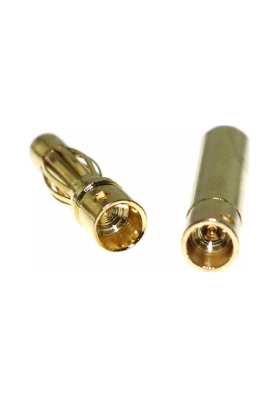 4 Çift 4mm Altın Kaplama Banana Dişi Erkek Soket 40A Pil Batarya Lion Bullet Plug Kablo Konnektör