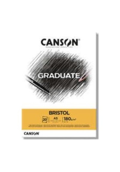 Canson Graduate Bristol Çizim Defteri 180G 20 Yaprak A5