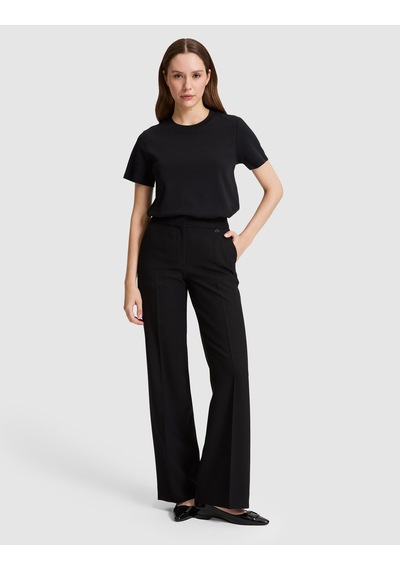 Pierre Cardin Kadın Siyah Tişört Basic 50323570-vr046