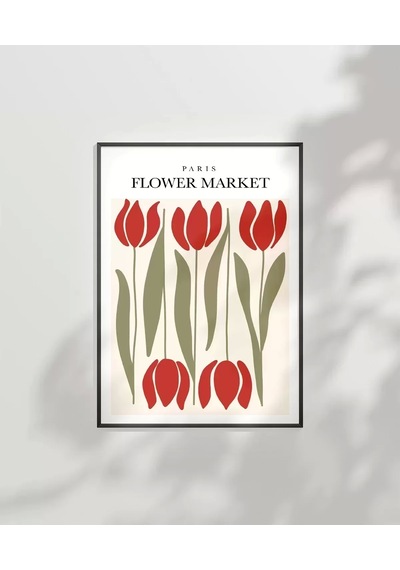 Çerçevesiz Poster Paris Flower Market 2