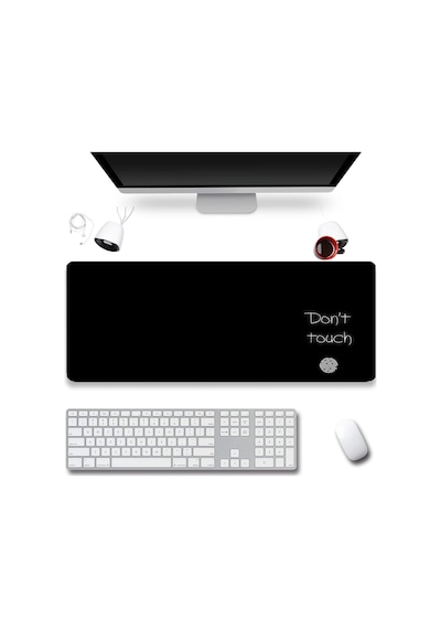 Sonictouch Dokunma Elleme Don't Touch Gamer Oyuncu Dikişsiz Sıvı Geçirmez Klavye Mouse Pad 32x70cm Mousepad