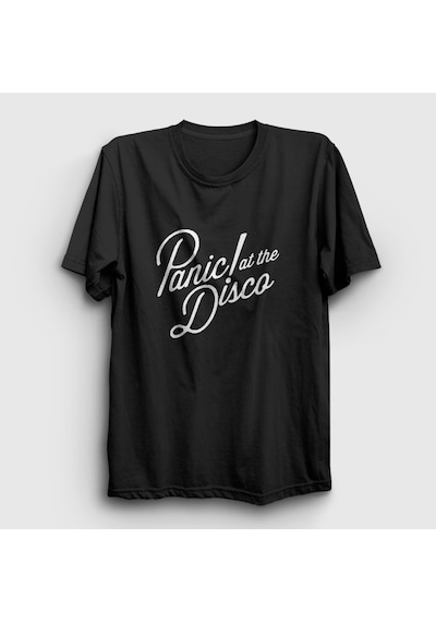 Presmono Unisex Rare To Die Panic At The Disco T-shirt Siyah