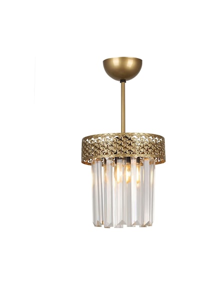 Begüsa Sitrus Tekli Eskitme Lux Kristal Taşlı Avize