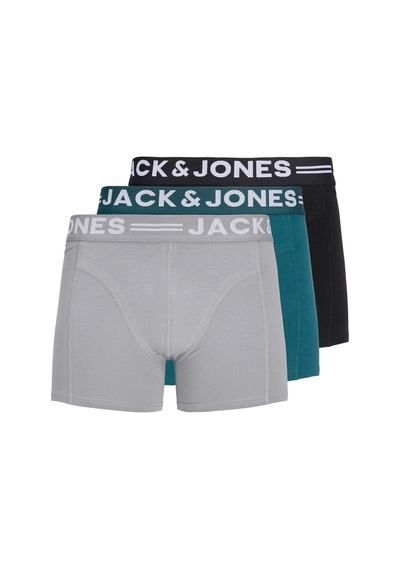Jack & Jones Erkek 3'lü Boxer 12081832 Weathervane