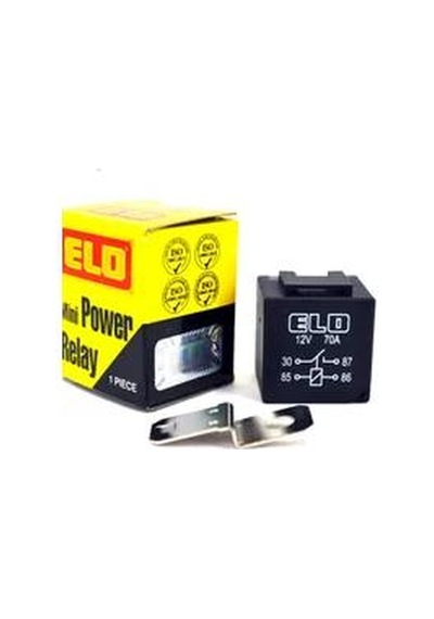 Mini Güç Rölesi 12v 70a 4 Terminalli Toz Korumalı720170102 Elo