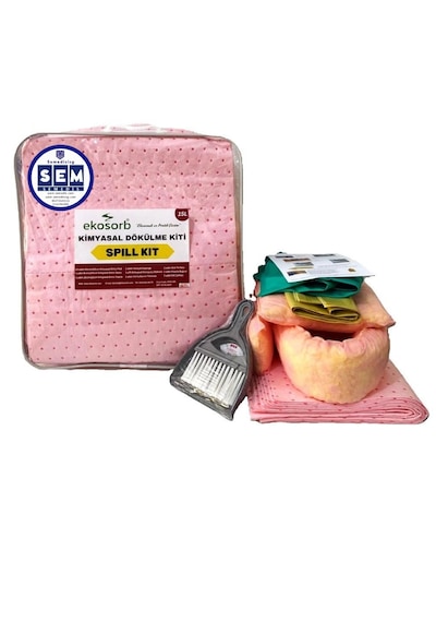 Kimyasal Dökülme Kiti 15 Litre Pembe