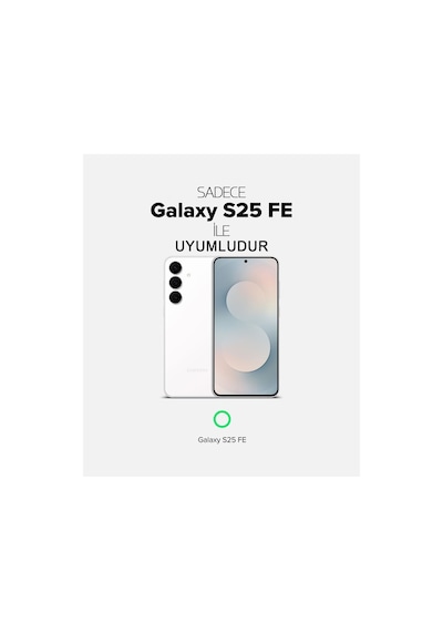 Samsung Galaxy S25 Fe Uyumlu Şeffaf Magsafe Kılıf Mtl Safe