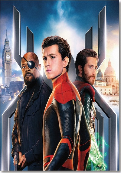 Cakasepetim Spider-man Evden Uzakta Samuel L. Jackson Tom Holland Jake Glenhall Ahşap Mdf Tablo