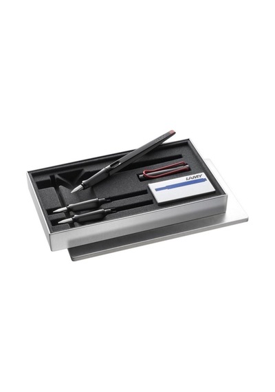 Lamy Joy Dolma Kalem Setı 1 Klm+3 Uc Parlak Sıyah Siyah