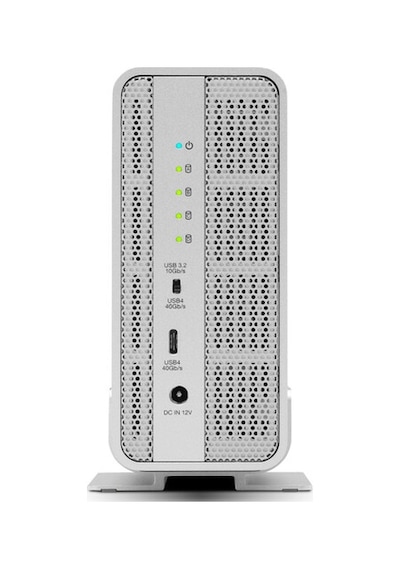 Owc Express 4m2 Dört Yuvalı Usb4 Nvme M.2 Ssd Harici Kutu Enclosure