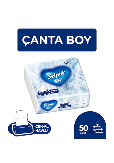 Selpak Go Çek-al Havlu 6*50 Yaprak