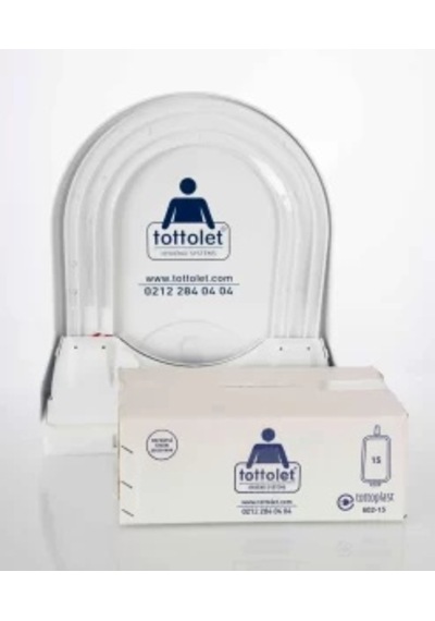Tottolet Klozet Beyaz Kapak Sistemi Ledsörlü 12 V Beyaz