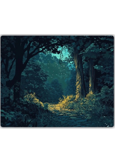 Orman Baskılı Mouse Pad 22x18 Cm