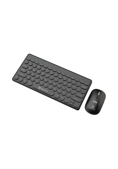Gravion Km-bt37 Çif Modlu Wireles Bluetooth Klavye Mouse Set Siyah Optik