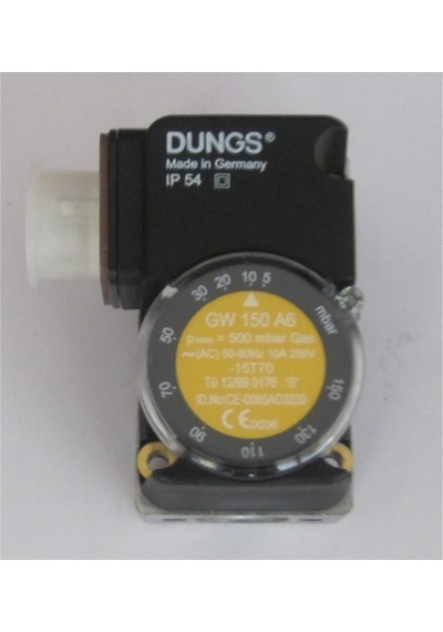 Dungs Gw150a6 Presostat 5 150mbar Ac 50-60hz 10a 250v