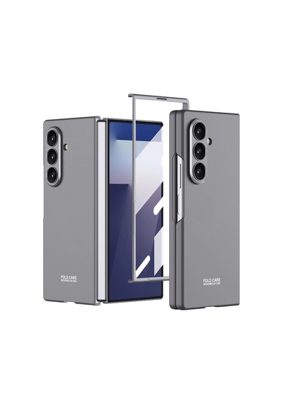 Samsung Uyumlu Galaxy Z Fold 7 Kılıf Zore Sert Kıpta Kapak Çok Renkli