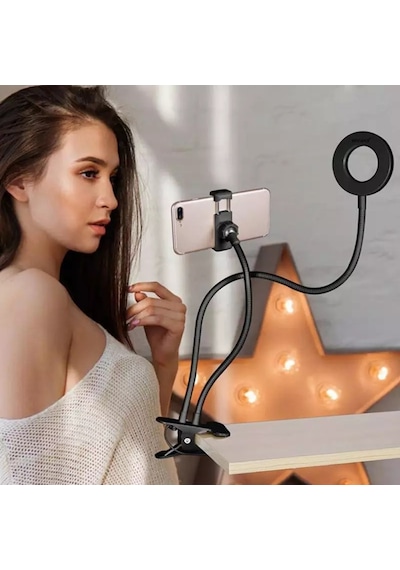 Led  Masa Lambası Ring Light Led Stüdyo Işığı Akrobat Lamba