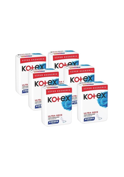 Kotex Ultra Quadro 16'lı Gece Hijyeni Ped 6 Adet