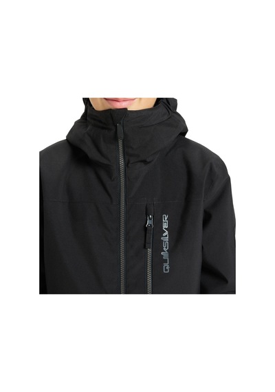 Quıksılver Quiksilver Side Hit Solid Youth Jk Erkek Çocuk Siyah Snowboard Ceketi 11793